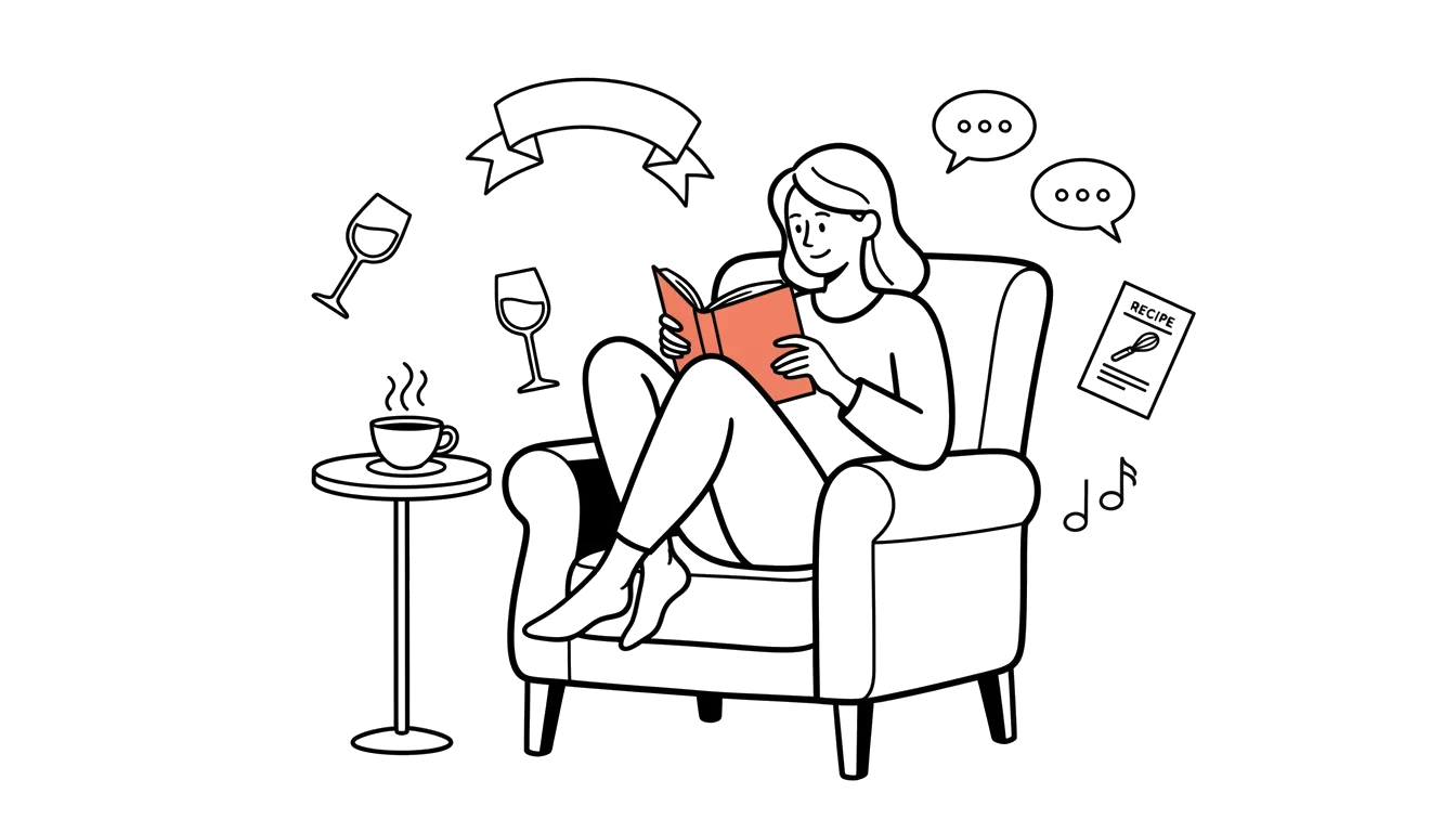 Book club illustration
